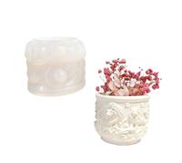 Sturdy Silicone Mold Lions Embossed Design for Craft Candle Making Resin Projects Smooth Finishes Artistic Home Decors