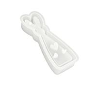 Sturdy Silicone Rabbits with Stripe and Dot Detail for Making Artistic or Soaps Lovely Animal Silicone