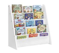 Sturdy sling bookcase for kids, Cloud White