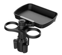 Sturdy Slip Resistance Secure Grips Car Mobile Phones Stand Double Cup Holder Expander For Safe Driving Car Trucks Bikes
