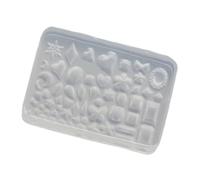 Sturdy Snowflake Butterfly Shaped Silicone Mold Kids Art Project Mold for Professional and Amateur Designers Clear Colorful Jewelry