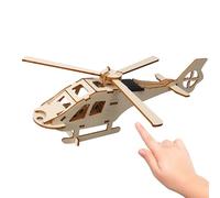 Sturdy Solar Energy Learning Toy, Wooden Educational Craft Model, Creative Solar Helicopter Design with Durable Build, Reliable STEM Activity, Classic Eco-Friendly Style, Fun Gift for Boys Girls and S