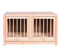 Sturdy Solid Wood Pigeon Cage with Pull-out Manure Tray, Easy Install Racing Pigeon Aviary, Multiple Size Options (Natural, 70x40x40cm) for Bird Lovers