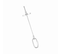 Sturdy Stainless Steel Fruit Holder - Large Capacity Food Stick for Birds and Small Animals - Easy-to-Clean Bird Vegetable Holder Toy (S 15x3.5x2.5cm / 5.9x1.4x1in) (L 7.5x7.5x15cm / 3x3x5.9in)