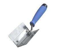 Sturdy Stainless Steel Inside and Outside Corner Trowels for Seamless Wall Corners Suitable for Multiple Surfaces Types Soft Grip Spatula
