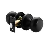 Sturdy Stainless Steel Privacy Door with Rounded Knob for High Humidities Area and Replacement Daily Use Easy Installation Door Hardware