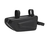 Sturdy Three - Sided Riding Pack | TPU Front Top Tube Pouch for Cycling/Mountain Riding/Commuting | 3 Strap Fasteners, 10.2in Large Storage, Easy Access