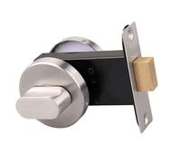 Sturdy Toilet Stall Locker Red Green Indicators Simple Install Stainless Steel Locker for Public Restrooms Restroom Door Indicators