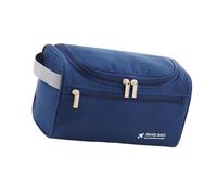 Sturdy Toiletry Bag with Hanging Loop and Multiple Compartments Ideal for Outdoor Trips and Camping Durability Oxford Fabric Toiletry Divider, Blue, Mass Beauty