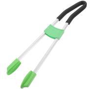Sturdy Trash Picker Waste Paper Grabber with Bamboo Aluminum Alloy | Trigger Jaw Clamp, Opening and Closing Teeth, for Recyclables and Bottles, Park and Community Cleanups