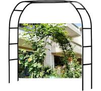 Sturdy Trellis, Weathresistant Rose Arches, Wedding Arbor, 1.2M to 3.5M Wide, Decorative Entrance Framework, Ideal for Climbing Plants and Vines, Litobnx, Weiß, 180×25×220cm