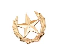 Sturdy Wheat with Star Alloy Pin Multipurpose Accessory Wheat Star Brooch Pin for Clothing Decoration Symbolic Harvest Hope Brooch