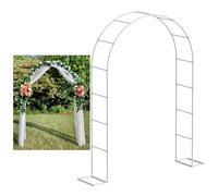 Sturdy White Garden Arch for Climbing Roses - Easy Assembly, 200x230cm (78.7x90.5in) - Perfect for Weddings & Outdoor Ceremonies - & Stable Design