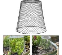 Sturdy Wire Mesh Cloche 23x23cm for Rabbit Squirrel Guard(1 black)