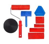 Sturdy Wood Grains Paint Roller Set for Seamless Application on Various Wall and Ceiling Texture Daily Casual Use Wall and Ceiling Painting