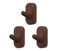 Sturdy Wood Mounting Hook Two Shape Available Sturdy Construction for Daily Use in Various Room Wood Adhesive Hook