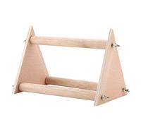 Sturdy Wooden Parrot Playstand Bird Activity Perch Stand Portable Funny Playground for Birds Easy to Assemble Stress-relieving Pet Playing Space