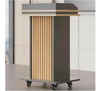 Sturdy Wooden Podium for Teachers & Events - Elegant Professional Presentation Table 30 x 40 x 100 cm Essential for Speaking Engagements and Welcoming Guests