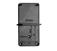 Sturdy Woodworking Drill Locator Easy to Read Scale Drill Guide Board Positioning Tool for Enhances Woodworking Furniture Assembly Aid
