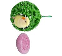 Sturdy Woven Bird House for Small Birds Year Round Use Indoor Outdoor Hanging Small Bird Habitat Friendly Shelter Cozy Nesting Box Habitat Friendly Shelter Cozy Nesting Box