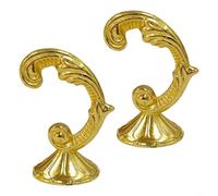 Sturdy Zinc Alloy Hook for Vertical Space Utilization in Compact For Homes Apartments Dorms and Shared Living Spaces Without Floor Footprint (Gold)