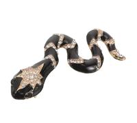 Sturdy Zinc Alloy Snake Brooch Metal Decorative Women's Clothing Fashionable Lapel Pin for Men Women