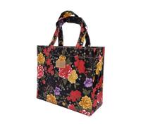 SturdyFoot Small Bookbag, Lunch Bag, Shopping Bag, Gym bag, Oilcloth PVC-coated Tote Bag