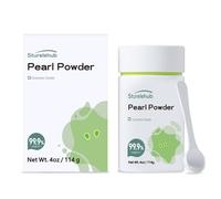 Sturelehub Pearl Powder Organic, for Face, 4OZ / 114g 99.9% Purity, Cosmetic Grade, For DIY Mask, Cream And Lotion, Organic Pearl Powder For Homemade Cosmetics