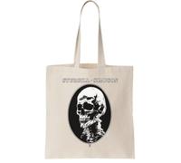 Sturgill Skull Simpson #5145 Canvas Tote Bag - Reusable Cotton Shopping Bag, Natural