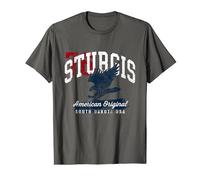 Sturgis South Dakota Vintage Patriotic Sports Design T-Shirt