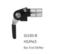 Sturmey Archer 3 Speed Handlebar End Shifter Black/Silver