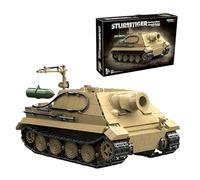 Sturmtiger Military Tank Building Block Set - 1394PCS WWII German Assault Gun Bricks Kit, Armored Vehicle Model, Home Office Decor, Army Toys for Kid, Gift for History Enthusiasts