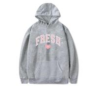 Sturniolo Triplets Fresh Love Merch Hoodies Unisex Printed Long Sleeve Pullover Sweatshirts Fashion Casual Hoodies For Men Women XXS~4XL-Grey||XS