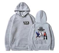Sturniolo Triplets Merch 2D Hoodie Mens Womens Printed Casual Long Sleeve Sweatshirt Unisex Unique Pullover Hoodies Tops-Grey||XXL