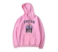 Sturniolo Triplets Merch Hoodie Unisex Long Sleeve Hoodies For Men Women Casual Oversized Pullover Sweatshirt Fashion Clothing-Pink||S
