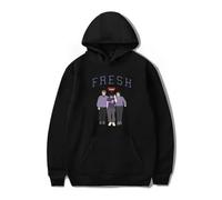 Sturniolo Triplets Merch Hoodie Unisex Long Sleeve Hoodies For Men Women Casual Oversized Pullover Sweatshirt Fashion Clothing-Black||XS