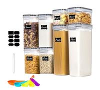 stusgo 8 Pack Airtight Food Storage Containers Set - Cereal Storage Containers for Kitchen Storage & Organisation with Lids & BPA Free Pantry Organiser