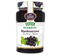 Stute No Added Sugar Diabetic Blackcurrant Jam (430g) - Pack of 2