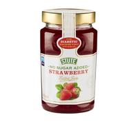Stute No Added Sugar Strawberry Extra Jam - 430 g (Pack of 2) | Reduced Sugar Fruit Spread with Sweetener | Delicious Strawberry Jam Made with Real Fruit | Suitable for Diabetics & Low Sugar Diets