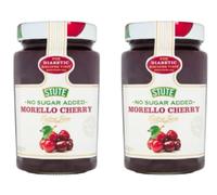 Stute No Sugar Added Morello Cherry Extra Jam, for Diabetic Recipes, Pack of 2