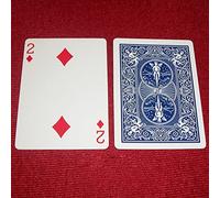 Stutter Deck - Bicycle® Cards - One way forcing deck Blue Backed (2 Diamonds)