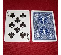 Stutter Deck - Bicycle® Cards - One way forcing deck Blue Backed (8 Clubs)