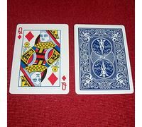 Stutter Deck - Bicycle® Cards - One way forcing deck Blue Backed (Queen Diamonds)