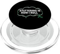 Stuttering is how i roll - Stuttering Awareness PopSockets PopGrip for MagSafe