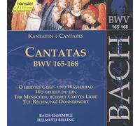 Stuttgart Bach Collegium - Bach: Cantatas, BWV 165-168 (Edition Bachakademie Vol 50) /Rilling