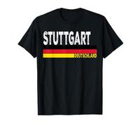 Stuttgart Germany Retro Flag Vintage Travel Souvenir T-Shirt