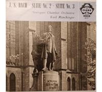 Stuttgarter Kammerorchester Conducted By Karl MÃ¼nchinger / Johann Sebastian Bach - Suite No. 2 / Suite No. 3-LP