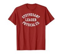 Stuyvesant Physical Ed. Leader Authentic Design T-Shirt, Men, Cranberry Red, Large