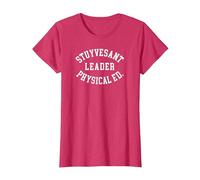Stuyvesant Physical Ed. Leader Authentic Design T-Shirt, Women, Red Heather, Medium