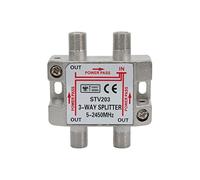 STV203 3-way satellite F splitter